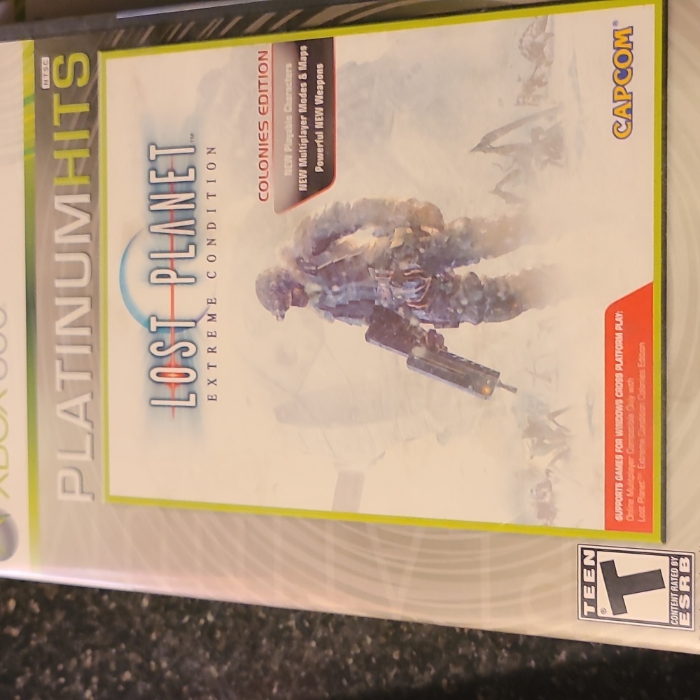 xbox 360 Platinum hits Lost planet extreme condition